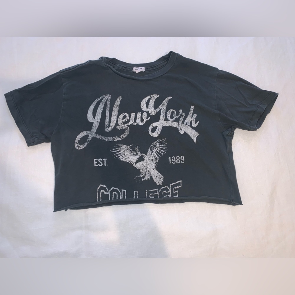 Garage Cropped New York Tee